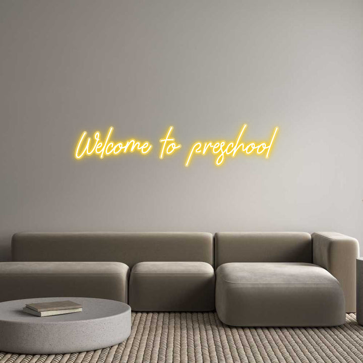 Customized Neon Sign: Welcome to pr...