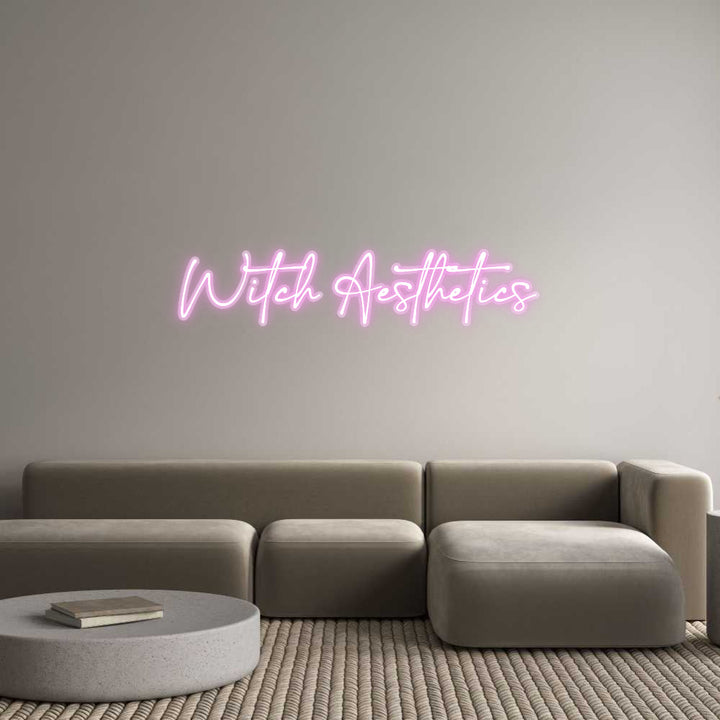 Customized Neon Sign: Witch Aesthet...