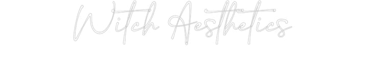 Customized Neon Sign: Witch Aesthet...