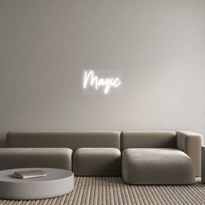 Customized Neon Sign: Magic