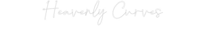 Customized Neon Sign: Heavenly Curv...