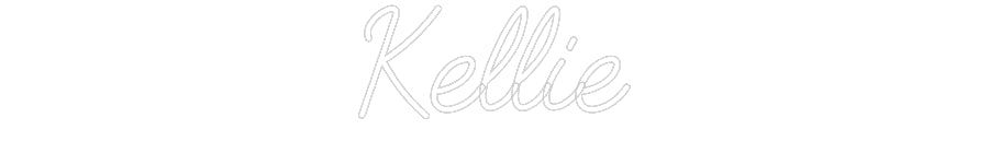 Customized Neon Sign: Kellie