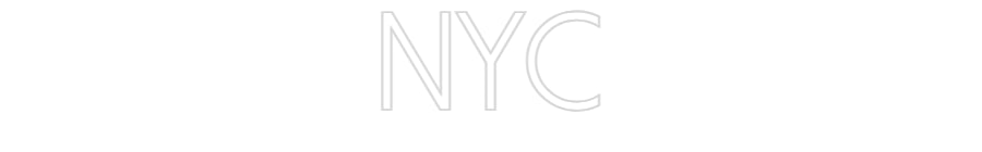 Customized Neon Sign: NYC