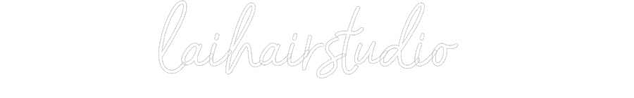 Customized Neon Sign: laihairstudio