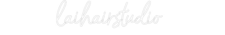 Customized Neon Sign: laihairstudio