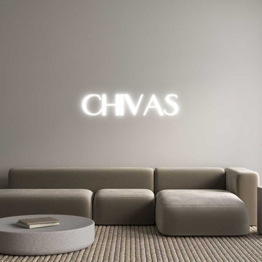 Customized Neon Sign: Chivas