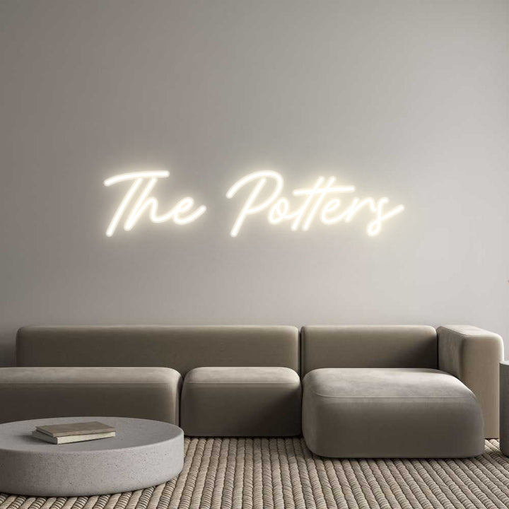 Customized Neon Sign: The Potters