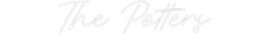 Customized Neon Sign: The Potters