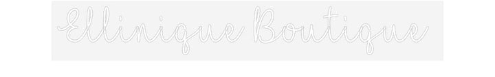 Customized Neon Sign: Ellinique Bou...