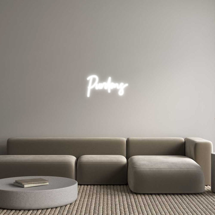 Customized Neon Sign: Purdons