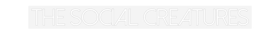 Customized Neon Sign: The Social Cr...