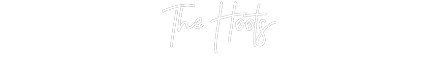 Customized Neon Sign: The Hoots