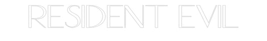 Customized Neon Sign: Resident Evil