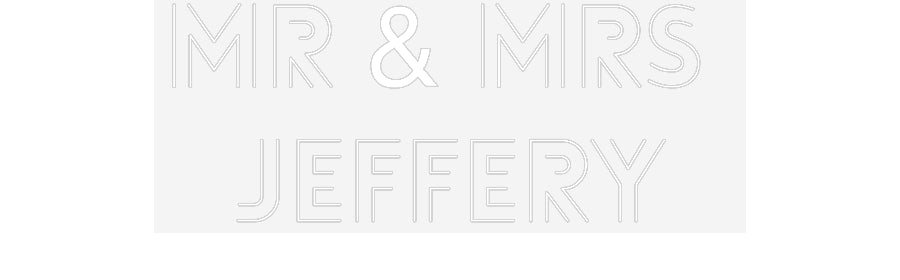 Customized Neon Sign: Mr & Mrs 
Je...