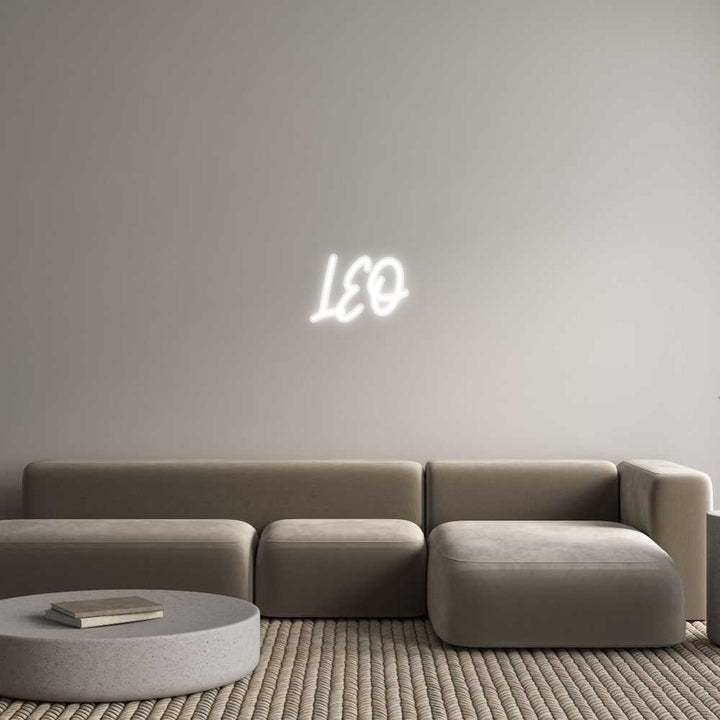 Customized Neon Sign: LEO