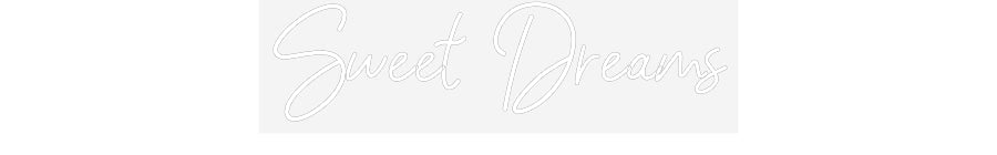 Customized Neon Sign: Sweet Dreams