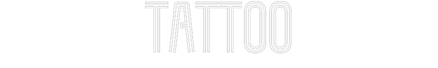 Customized Neon Sign: TATTOO