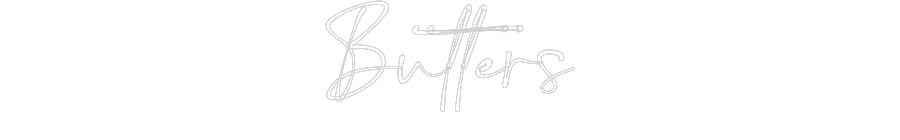 Customized Neon Sign: Butters