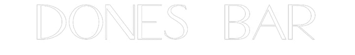 Customized Neon Sign: DONES BAR