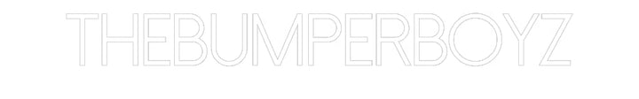 Customized Neon Sign: theBumperBoyz