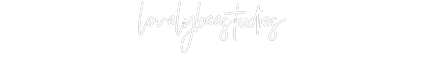 Customized Neon Sign: lovelybeestud...
