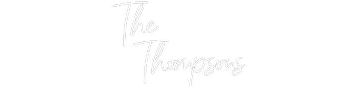 Customized Neon Sign: The 
   Thom...