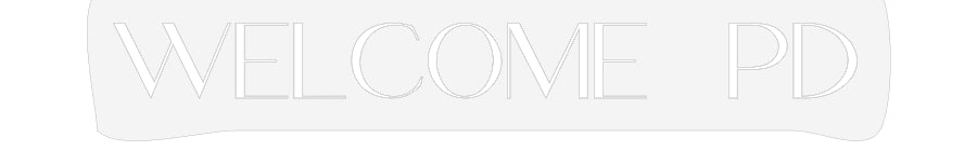 Customized Neon Sign: Welcome PD