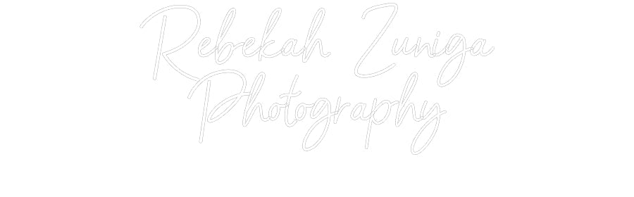 Customized Neon Sign: Rebekah Zunig...