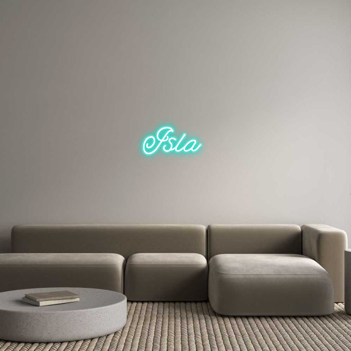 Customized Neon Sign: Isla