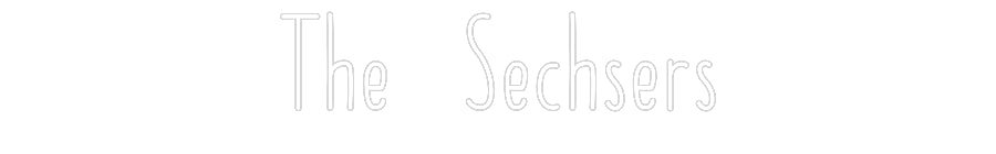 Customized Neon Sign: The Sechsers