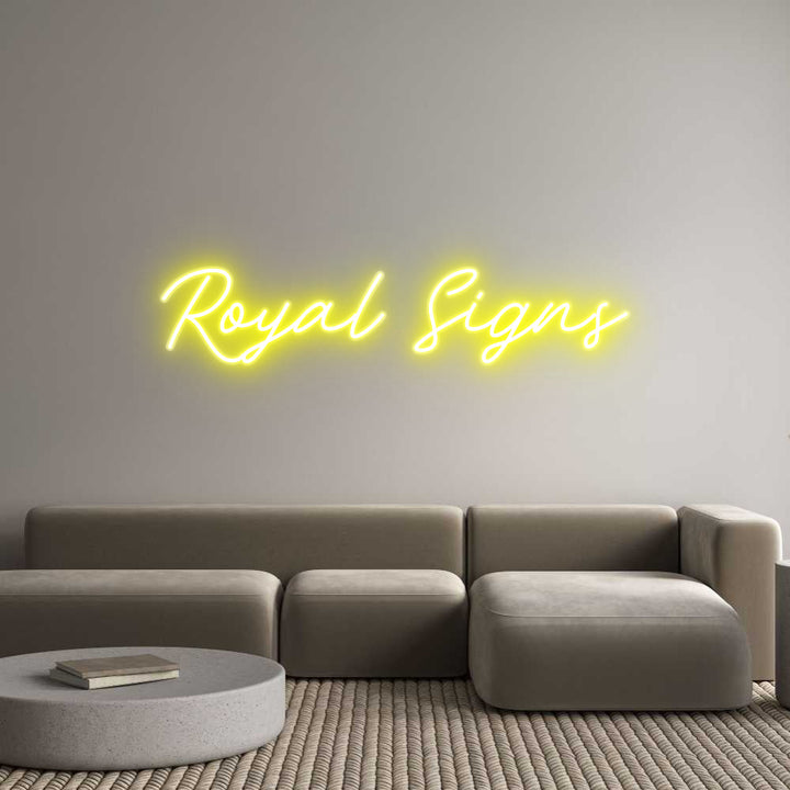 Customized Neon Sign: Royal Signs