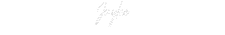 Customized Neon Sign: Jaylee