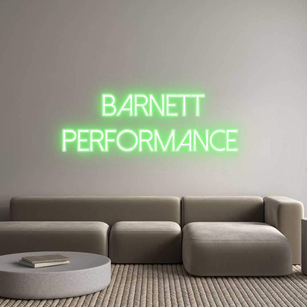 Customized Neon Sign: Barnett
Perf...