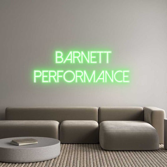 Customized Neon Sign: Barnett
Perf...