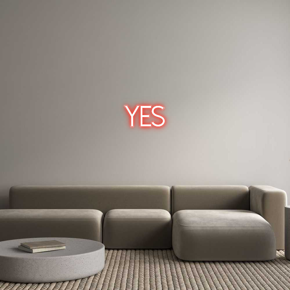 Customized Neon Sign: YES