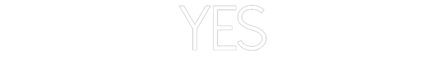 Customized Neon Sign: YES