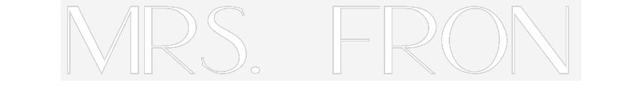 Customized Neon Sign: Mrs. Fron