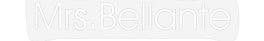 Customized Neon Sign: Mrs.Bellante