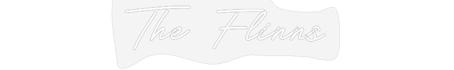 Customized Neon Sign: The Flinns