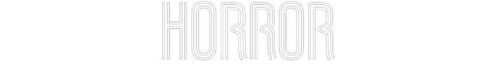 Customized Neon Sign: Horror