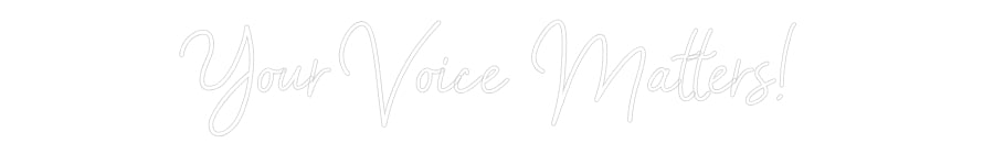 Customized Neon Sign: Your Voice Ma...