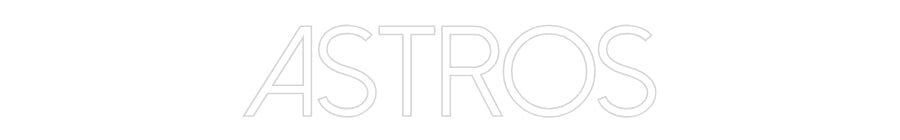 Customized Neon Sign: Astros