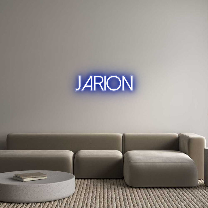 Customized Neon Sign: Jarion