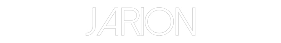 Customized Neon Sign: Jarion