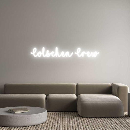 Customized Neon Sign: Colschen Crew