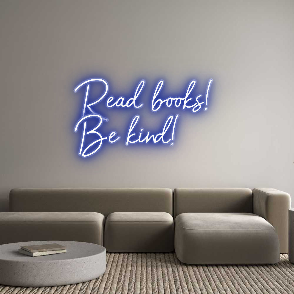 Customized Neon Sign: Read books! ...