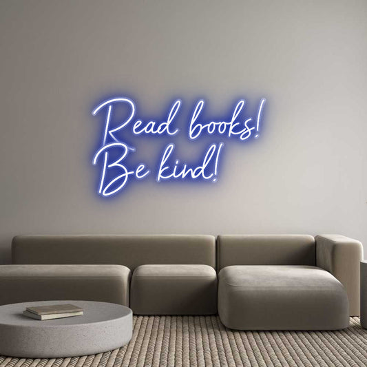 Customized Neon Sign: Read books! ...