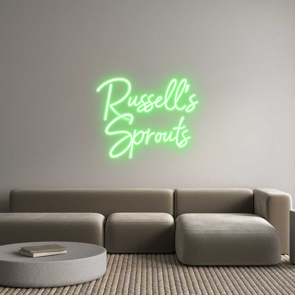Customized Neon Sign: Russell’s
Sp...