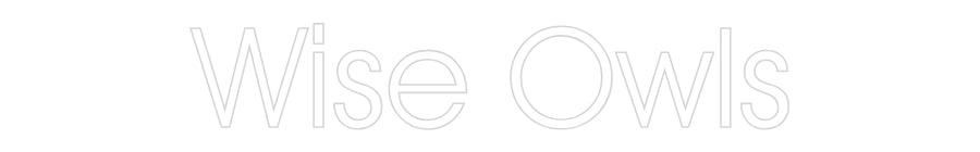 Customized Neon Sign: Wise Owls