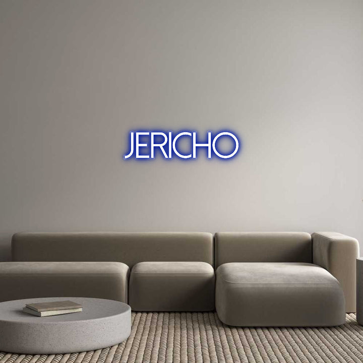 Customized Neon Sign: Jericho